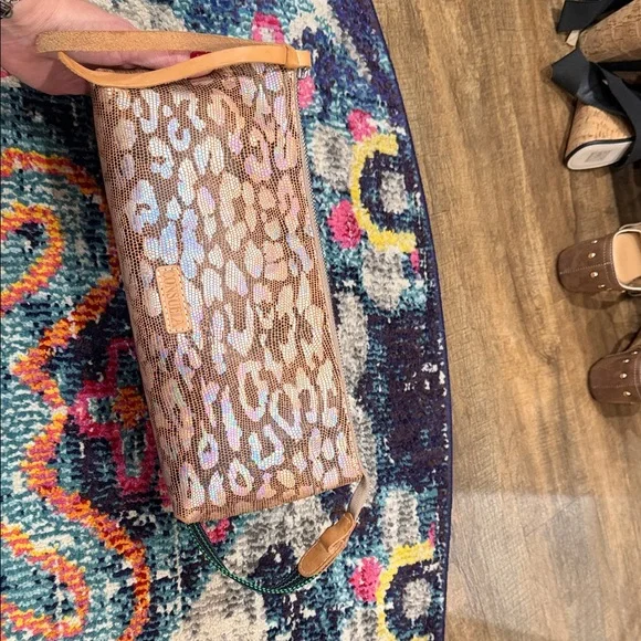 Consuela Iris Leopard Print Clutch in Iridescent - Picture 15 of 15